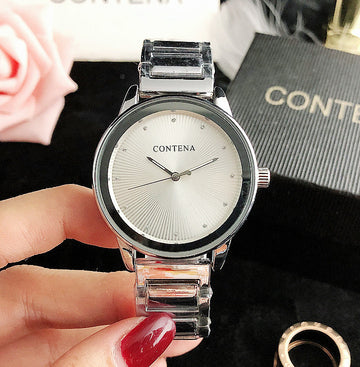 W3878 - Classic Silver Contena Fashion Watch
